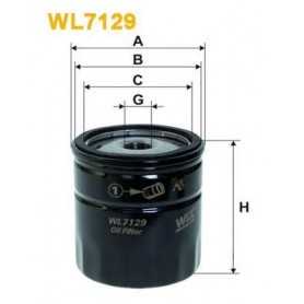 Filtro olio WIX FILTERS codice WL7129