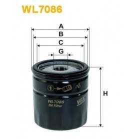 Comprar WIX FILTERS filtro de aceite código WL7086  tienda online de autopartes al mejor precio