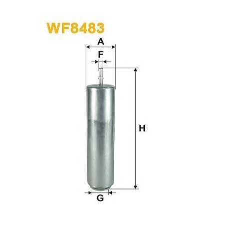 WIX FILTERS fuel filter code WF8483