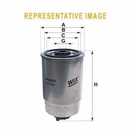 WIX FILTERS filtro de combustible código WF8404