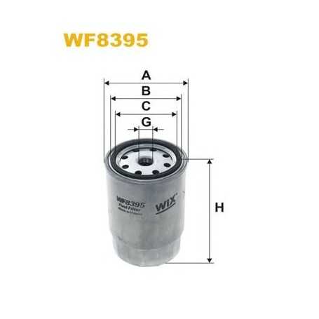 WIX FILTERS fuel filter code WF8395