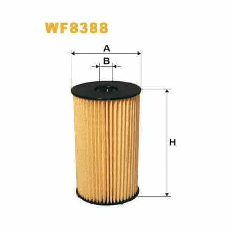 WIX FILTERS filtro de combustible código WF8388