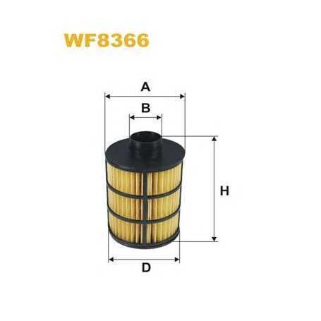 WIX FILTERS filtro de combustible código WF8366