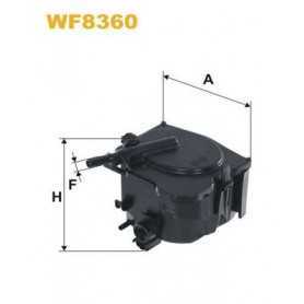 WIX FILTERS fuel filter code WF8360