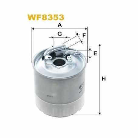 Filtro carburante WIX FILTERS codice WF8353