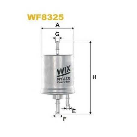WIX FILTERS fuel filter code WF8325