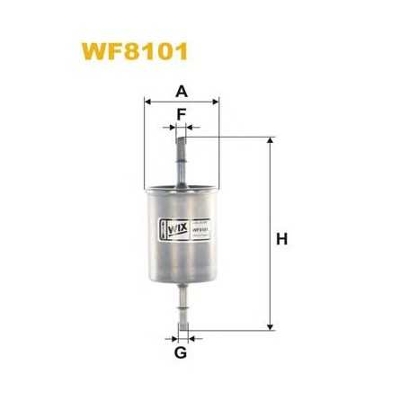 Filtro carburante WIX FILTERS codice WF8101