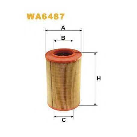 WIX FILTERS air filter code WA6487