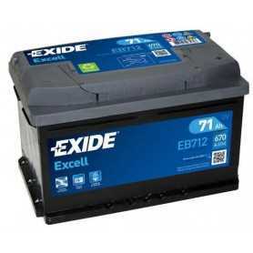Batería de arranque EXIDE código EB712