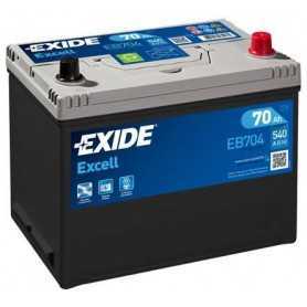 Code batterie de démarrage EXIDE EB704