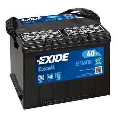 Code batterie de démarrage EXIDE EB608