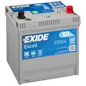 EXIDE starter battery code EB504
