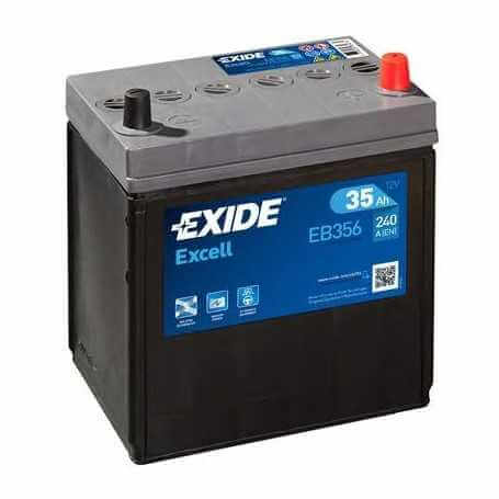 EXIDE starter battery code EB356