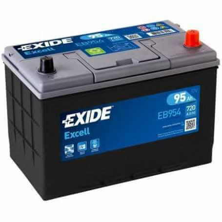 EXIDE starter battery code EB954