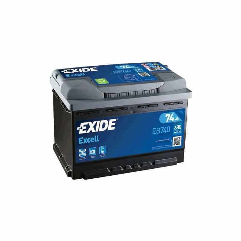 EB740 EXIDE EXCELL 067SE Batterie 12V 74Ah 680A B13 L3