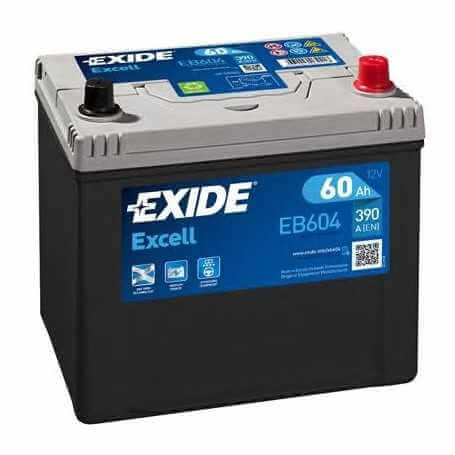 EXIDE Starterbatteriecode EB604