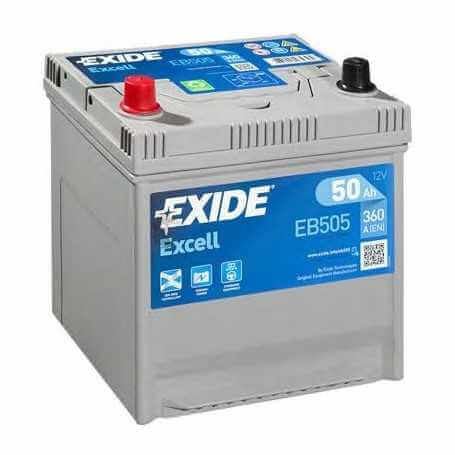 Code batterie de démarrage EXIDE EB505