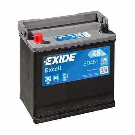 Code batterie de démarrage EXIDE EB451