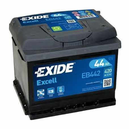 EXIDE starter battery code EA456