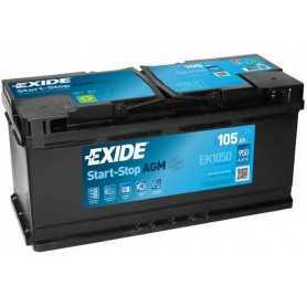 Code batterie de démarrage EXIDE EK1050
