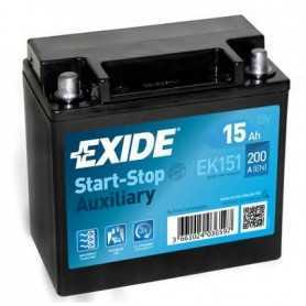 Code batterie de démarrage EXIDE EK151