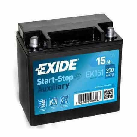 Batteria avviamento EXIDE codice EK151