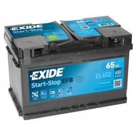 EXIDE starter battery code EL652