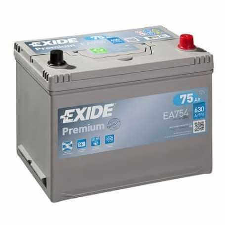 EXIDE Starterbatteriecode EA754