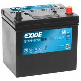 Code batterie de démarrage EXIDE EL604