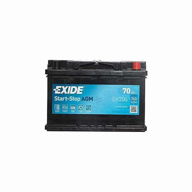 EXIDE starter battery code EK700 best price