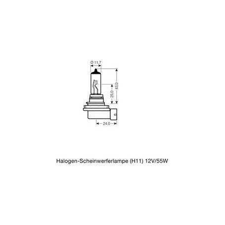 Scheinwerferlampe OSRAM-Code 64211NBU