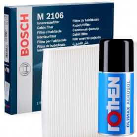 Buy BOSCH INTERIOR AIR FILTER KIT 1987432106 + ROTHEN CLIMAX AREOSOL DISINFECTANT auto parts shop online at best price