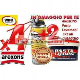 4x Svitol - Arexons sboccante Multiuso Lubrificante Antiossidante 400 ml - 4129 + 2x Pasta Lavamani 375 Ml Omaggio