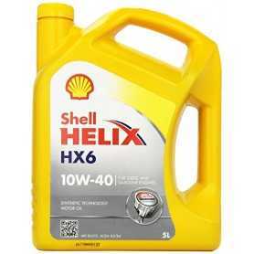 Comprar ACEITE DE MOTOR Shell Helix Hx6 10W40 MOTORES GASOLINA Y DIESEL Multigrado 5L LITROS  tienda online de autopartes al ...