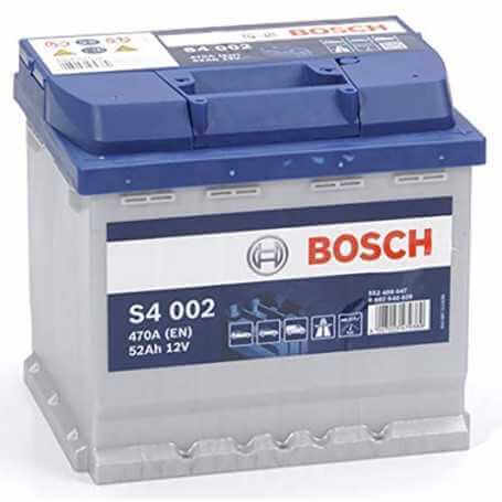Batería de Coche Bosch S4002 52A / h-470A