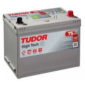 Buy Starter battery TUDOR code TA754 75 AH 630A auto parts shop online at best price