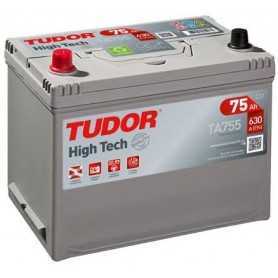 Buy Starter battery TUDOR code TA755 75 AH 630A auto parts shop online at best price