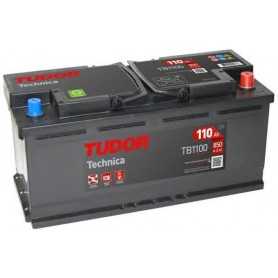 Buy Starter battery TUDOR code TB1100 110 AH 850A auto parts shop online at best price