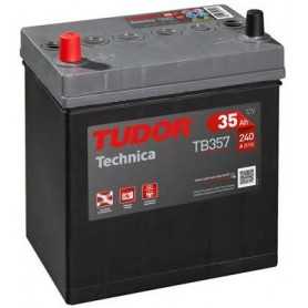 Buy Starter battery TUDOR code TB357 35 AH 240A auto parts shop online at best price
