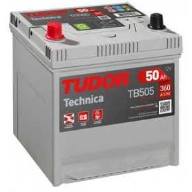 Buy Starter battery TUDOR code TB505 50 AH 360A auto parts shop online at best price