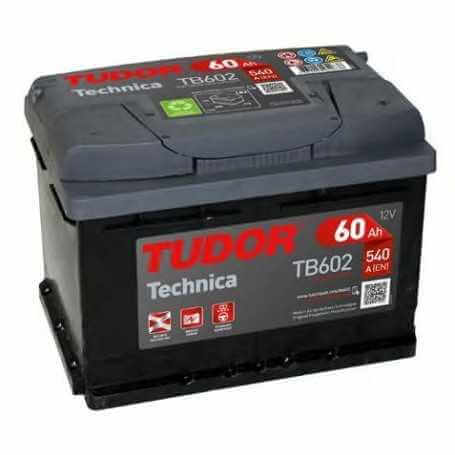 Comprar Batería de arranque código TUDOR TB602 60 AH 540A  tienda online de autopartes al mejor precio
