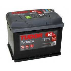Buy Starter battery TUDOR code TB621 62 AH 540A auto parts shop online at best price