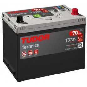 Buy Starter battery TUDOR code TB704 70 AH 540A auto parts shop online at best price