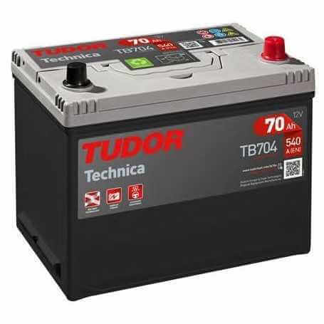 Comprar Batería de arranque código TUDOR TB704 70 AH 540A  tienda online de autopartes al mejor precio