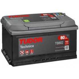 Comprar Batería de arranque código TUDOR TB802 80 AH 700A  tienda online de autopartes al mejor precio