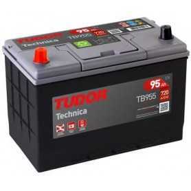 Buy Starter battery TUDOR code TB955 95 AH 720A auto parts shop online at best price