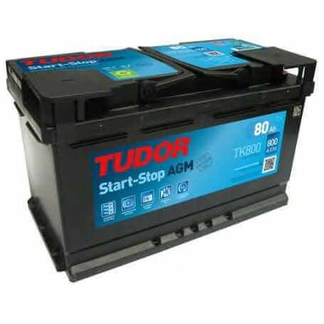 Achetez Batterie de démarrage TUDOR code TK800 80 AH 800A  Magasin de pièces automobiles online au meilleur prix
