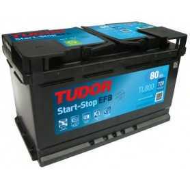 Buy Starter battery TUDOR code TL800 80 AH 720A auto parts shop online at best price