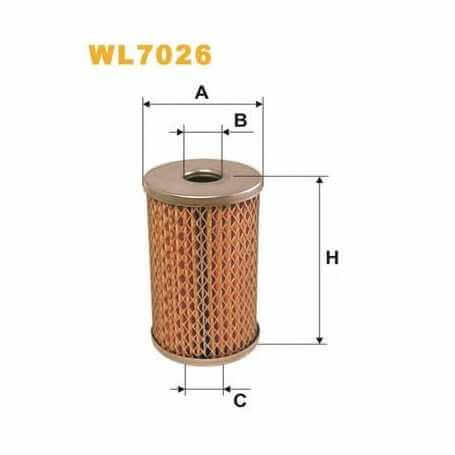 WIX FILTERS filtro de aceite código WL7462