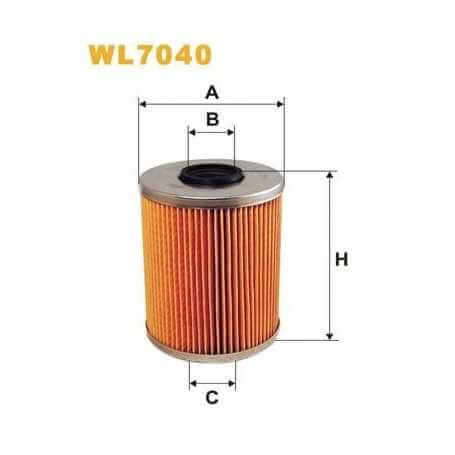 WIX FILTERS filtro de aceite código WL7261